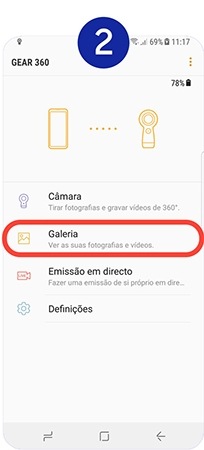 Selecione Galeria
