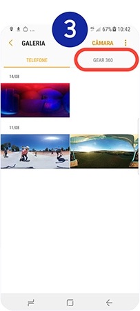 Selecione Gear 360