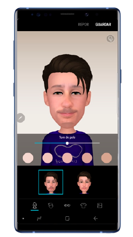 Personalizar o tom da pele do seu Emoji