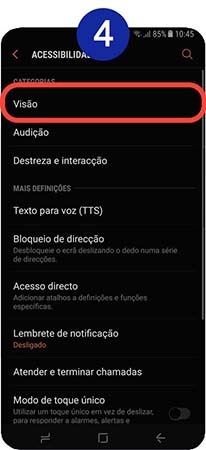 Selecione Visão