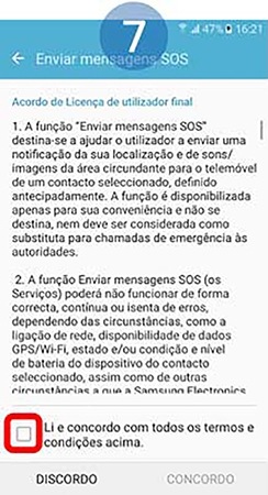 Leia o Acordo de Licença de utilizador final