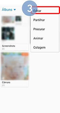 Toque em Editar
