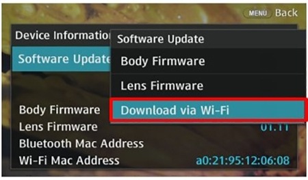 Download via Wi-Fi