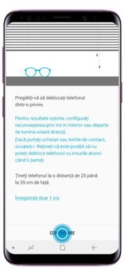 Citiți instrucțiunile de pe ecran și apăsați pe „Continuare”