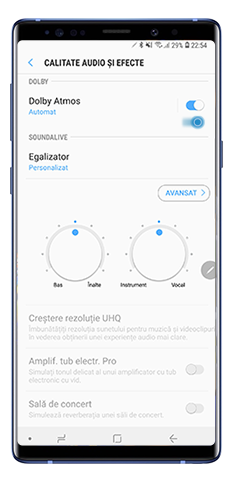 Activați Dolby Atmos