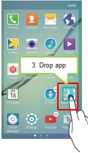 Dati drumul aplicatiei cand apare o rama pentru fisier in jurul aplicatiilor.Se va crea un fisier nou care va contine aplicatiile selectate