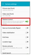 gesture control