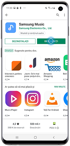 Atingeți Instalați