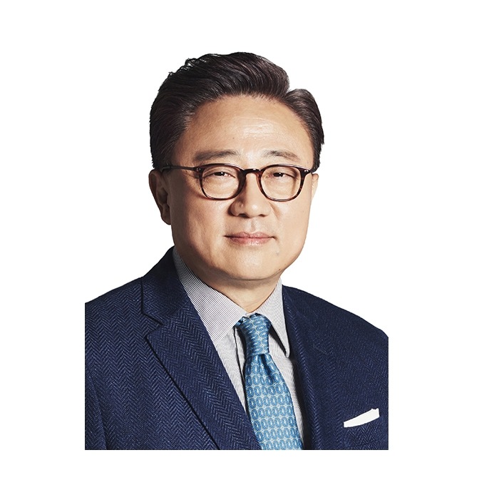 Ova slika je profilna slika Dong Jin Koh, CEO, Samsung Electronics.
