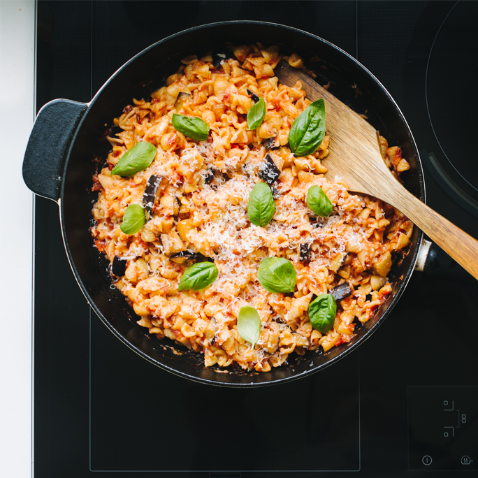 pasta sa patlidzanom