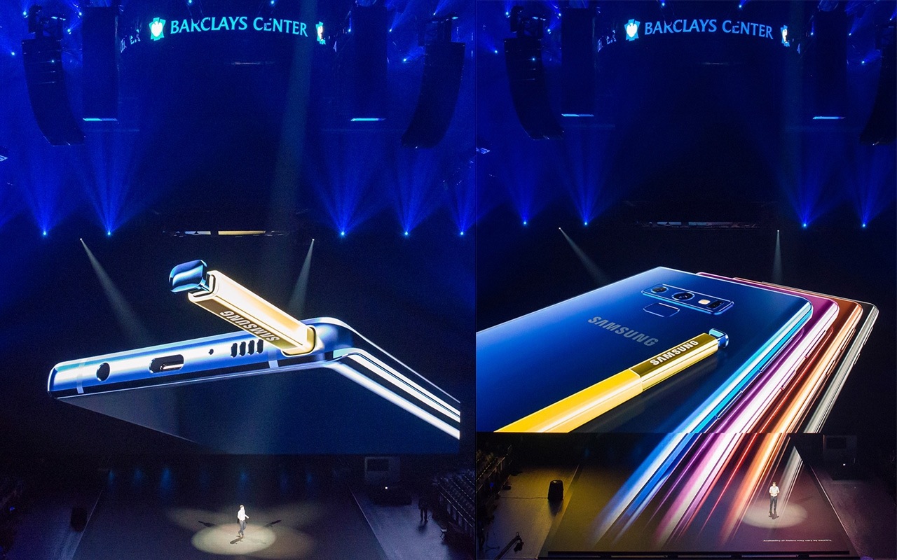 Zvanično pedstavljanje Galaxy Note9 pozornica na launch event galaxy note9