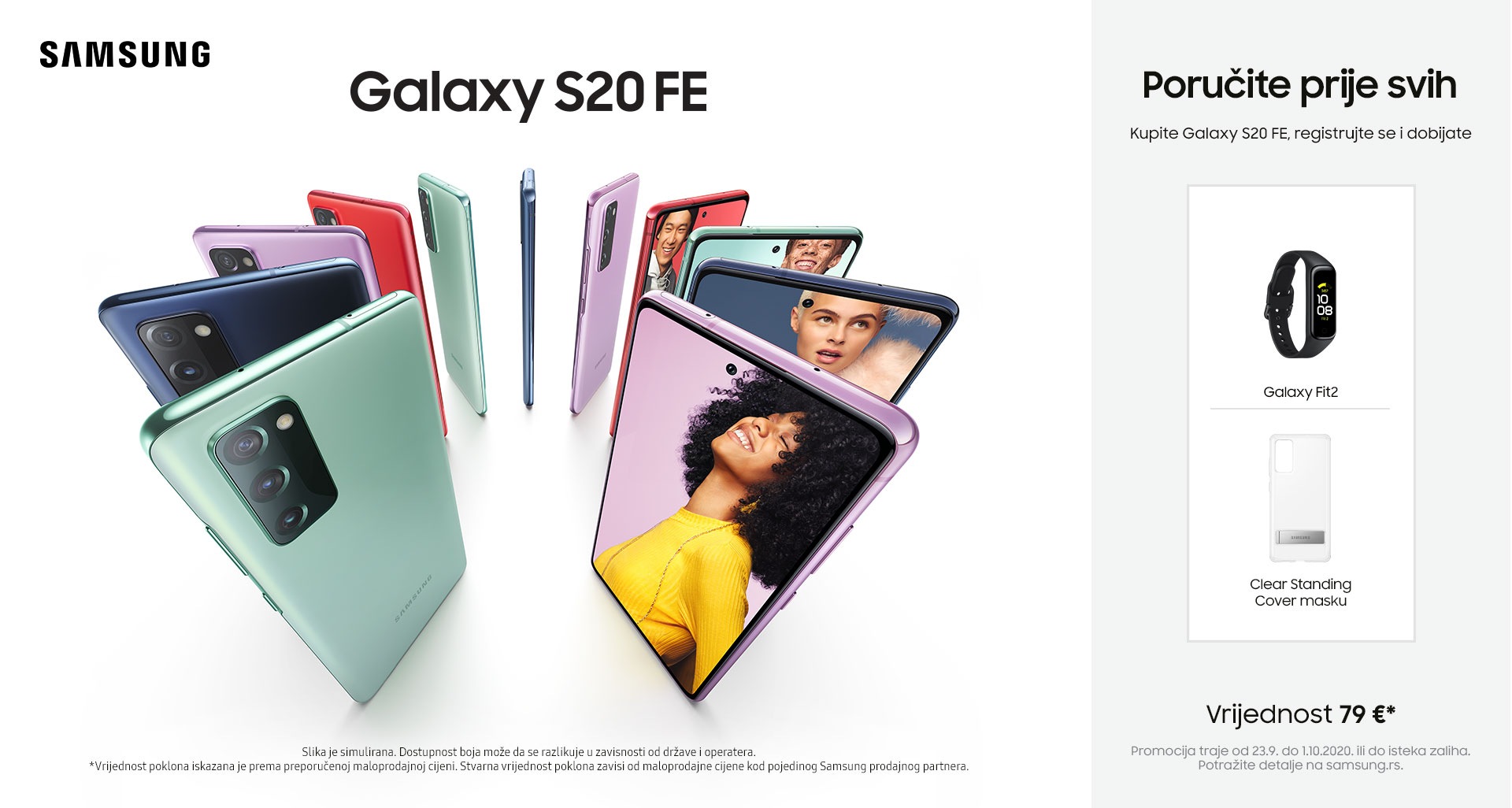 Poručite u periodu pretprodaje novi Galaxy S20 FE Poručite u periodu pretprodaje novi Galaxy S20 FE