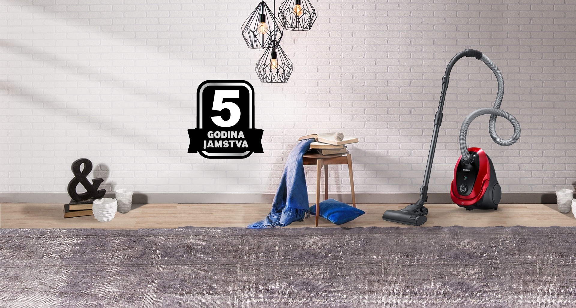 5 godina jamstva na Samsung usisivače