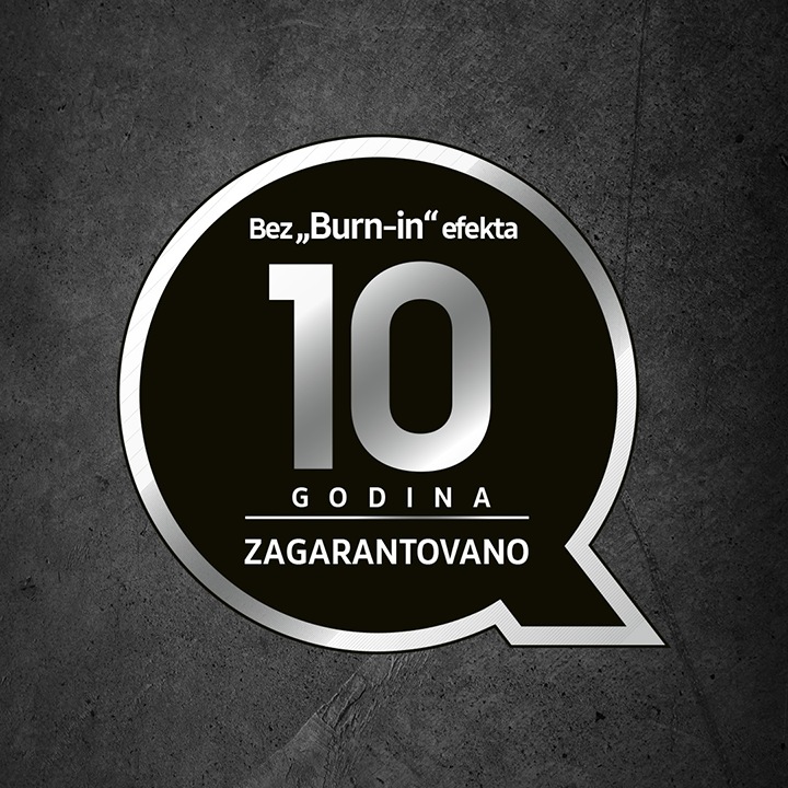 Samsung garantuje 10 godina bez „Burn-in” efekta