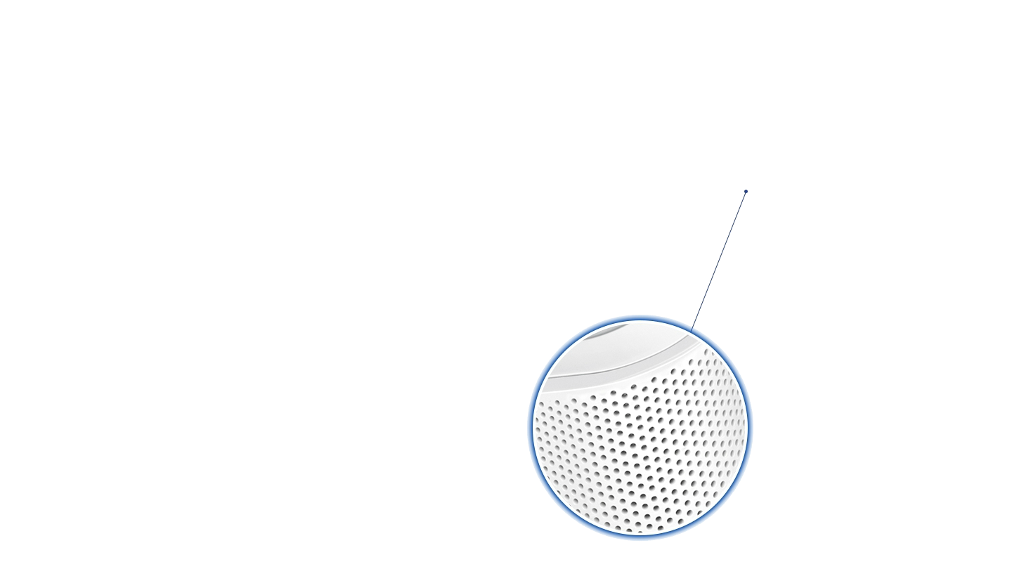The image shows 21,000 micro air holes at the front panel of AR9500M