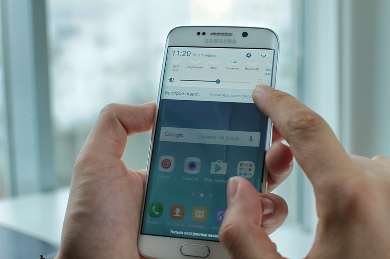 Как включить фонарик на Samsung Galaxy
