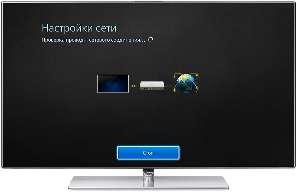 Как подключить телевизор Samsung к интернету по кабелю (проводу)
