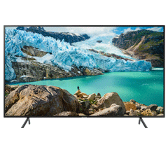 تلفزيون ذكي مسطح، مزود بدقة 4K UHD، مقاس 75 بوصة، طراز RU7100 فئة 7