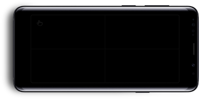 Galaxy S9 or S9+ with a spreadsheet on-screen sliding onto Samsung DeX Pad in front of a Samsung monitor