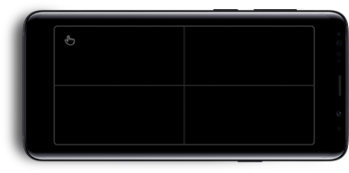 Galaxy S9 or S9+ with a spreadsheet on-screen sliding onto Samsung DeX Pad in front of a Samsung monitor
