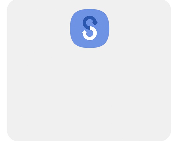 A Samsung Smart Switch logo