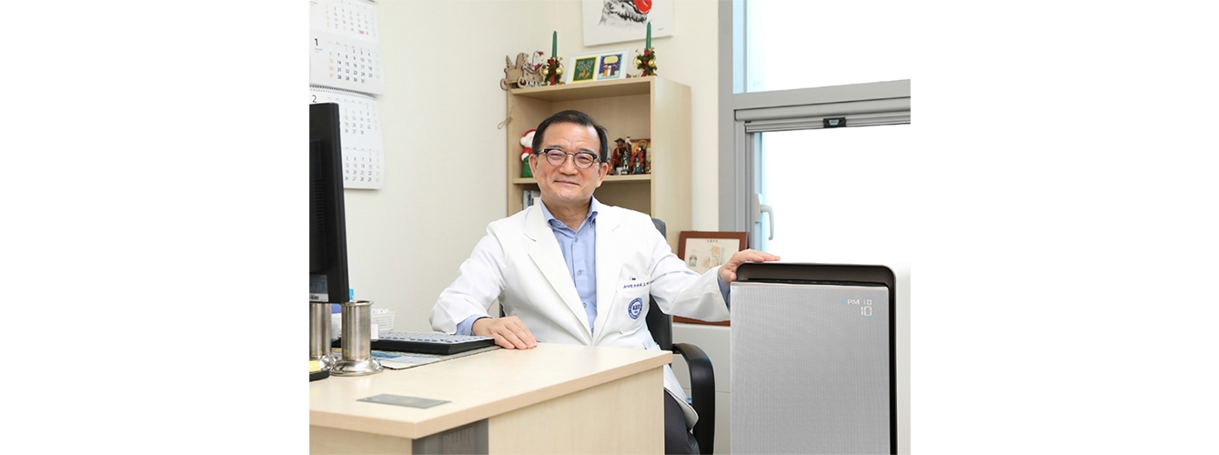 한양대학교 의과대학 소아청소년과 오재원 주임교수와 ‘삼성 큐브’