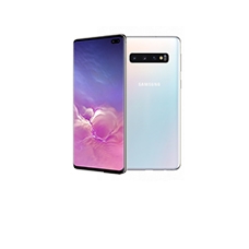 갤럭시 S10 프리즘 화이트 이미지입니다.