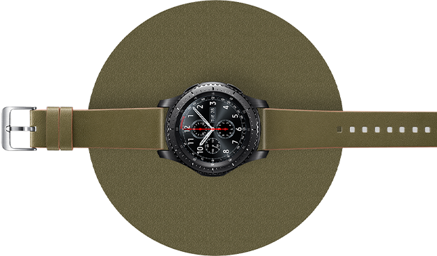 6. Classic Leather Band Green