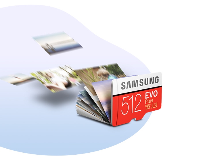 Memory Card 512 GB EVO Plus Memory Card 512 GB EVO Plus 제품 이미지 노출