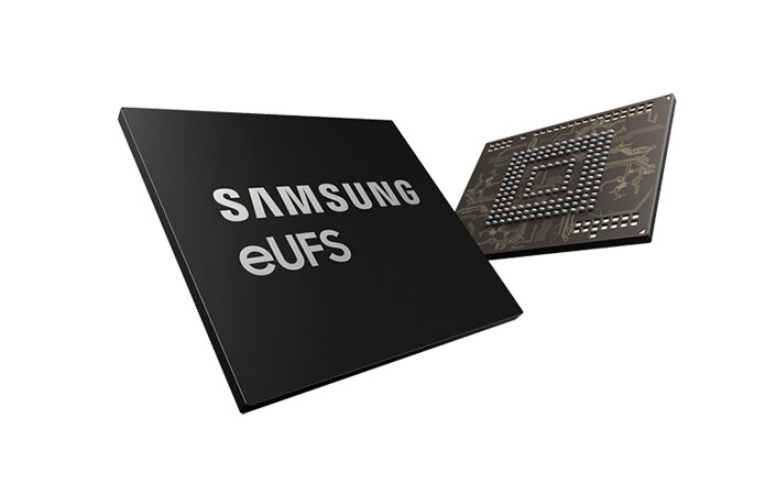 Samsung's 256GB eUFS front and back
