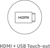HDMI + USB Touch-out