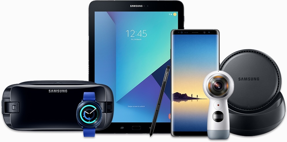 Galaxy Note8 | Galaxy Tab S3 | Gear Sport | Dex Station | Gear VR