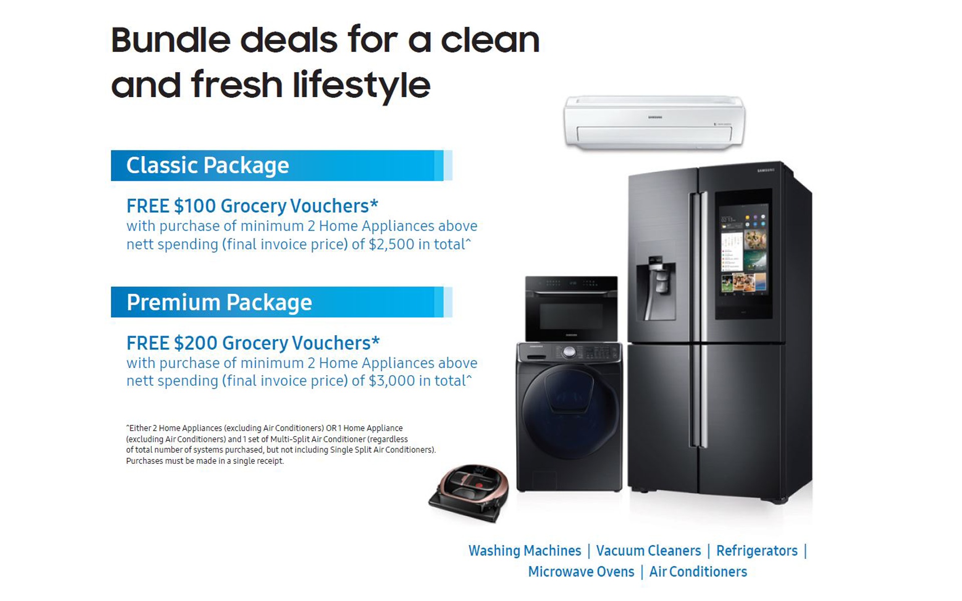 Samsung Home Appliances March Bundle Deal Promotions Samsung Home Appliances March Bundle Deal Promotions