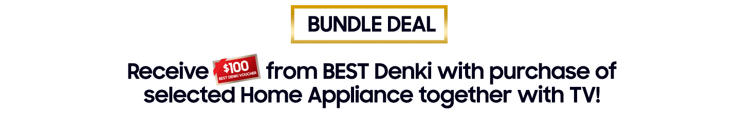 Home Appliances and Television Bundle Deal