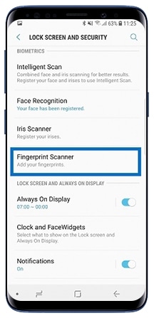 Tap Fingerprint Scanner