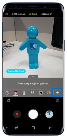 Tap Plus sign