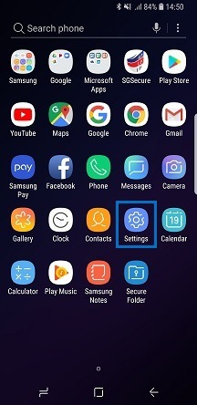 Tap Settings