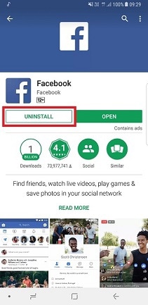 Facebook.katana is causing performance issues that drain battery for Samsung Smartphone