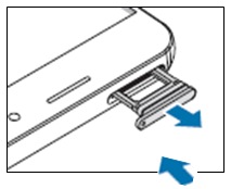 Remove the memory card and insert the tray bak to the slot