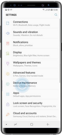 Select Device Maintenance