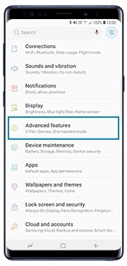 Tap Advanced Features