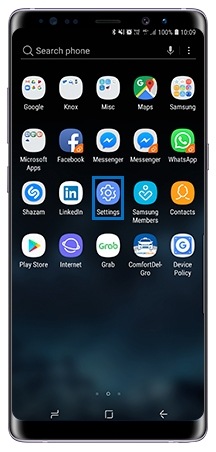 Select Settings