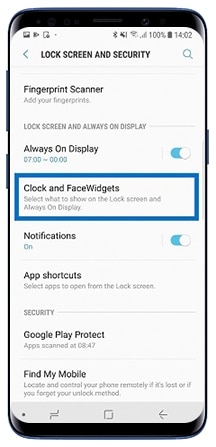 Tap Clock and Facewidgets