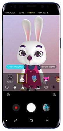 The sticker move along with face motion