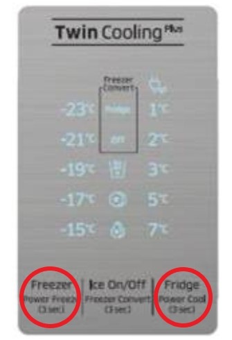 No cooling - Fridge in SHOP mode