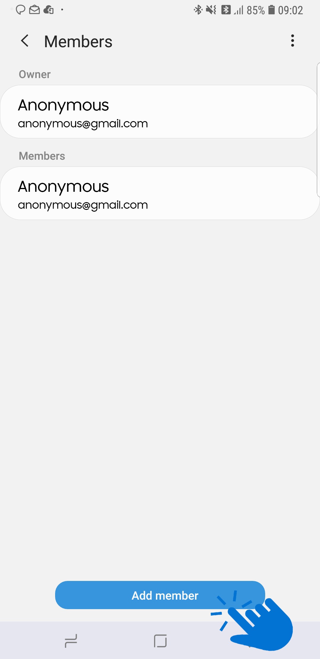 Tap Add member