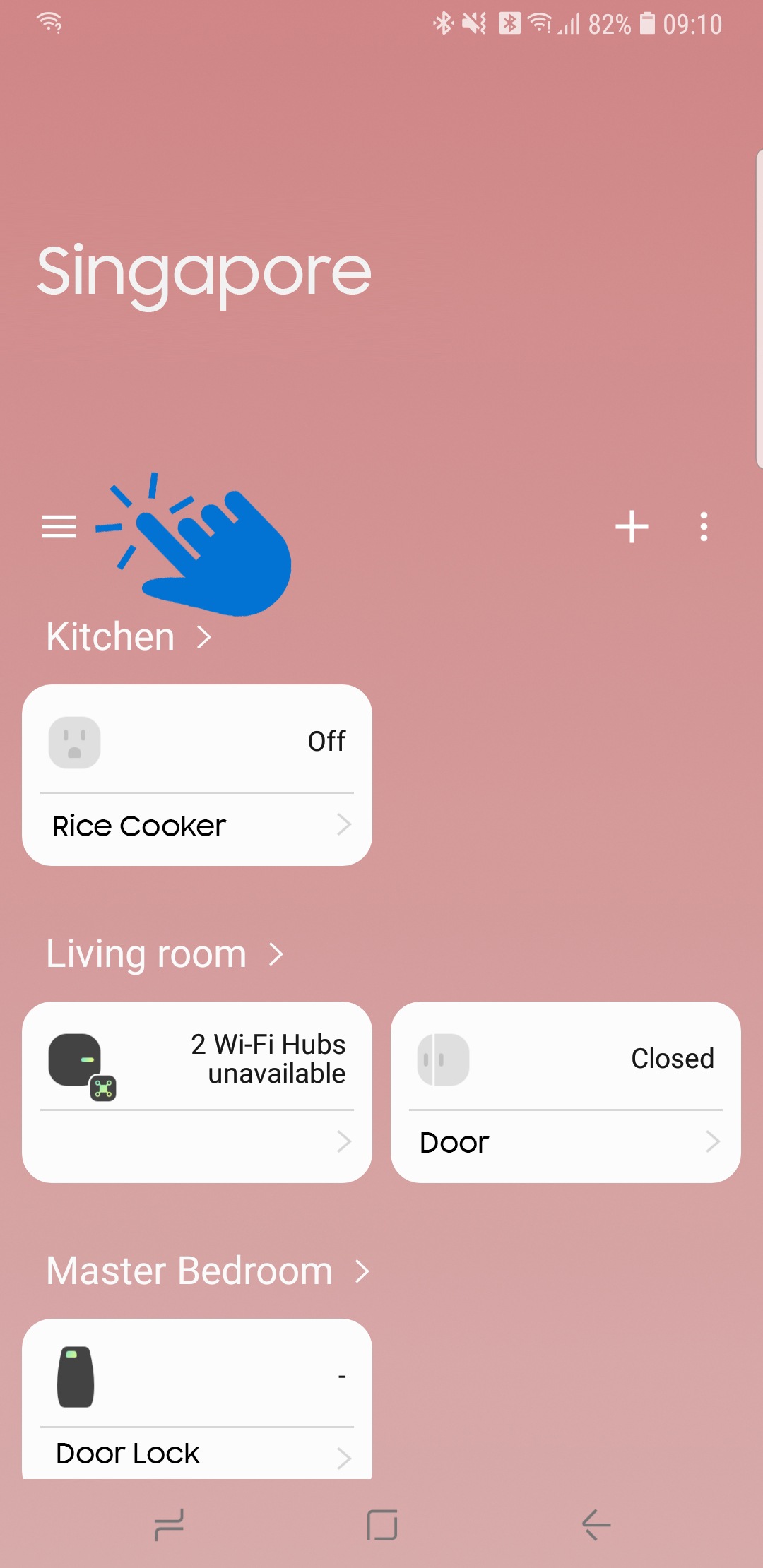 Tap Menu