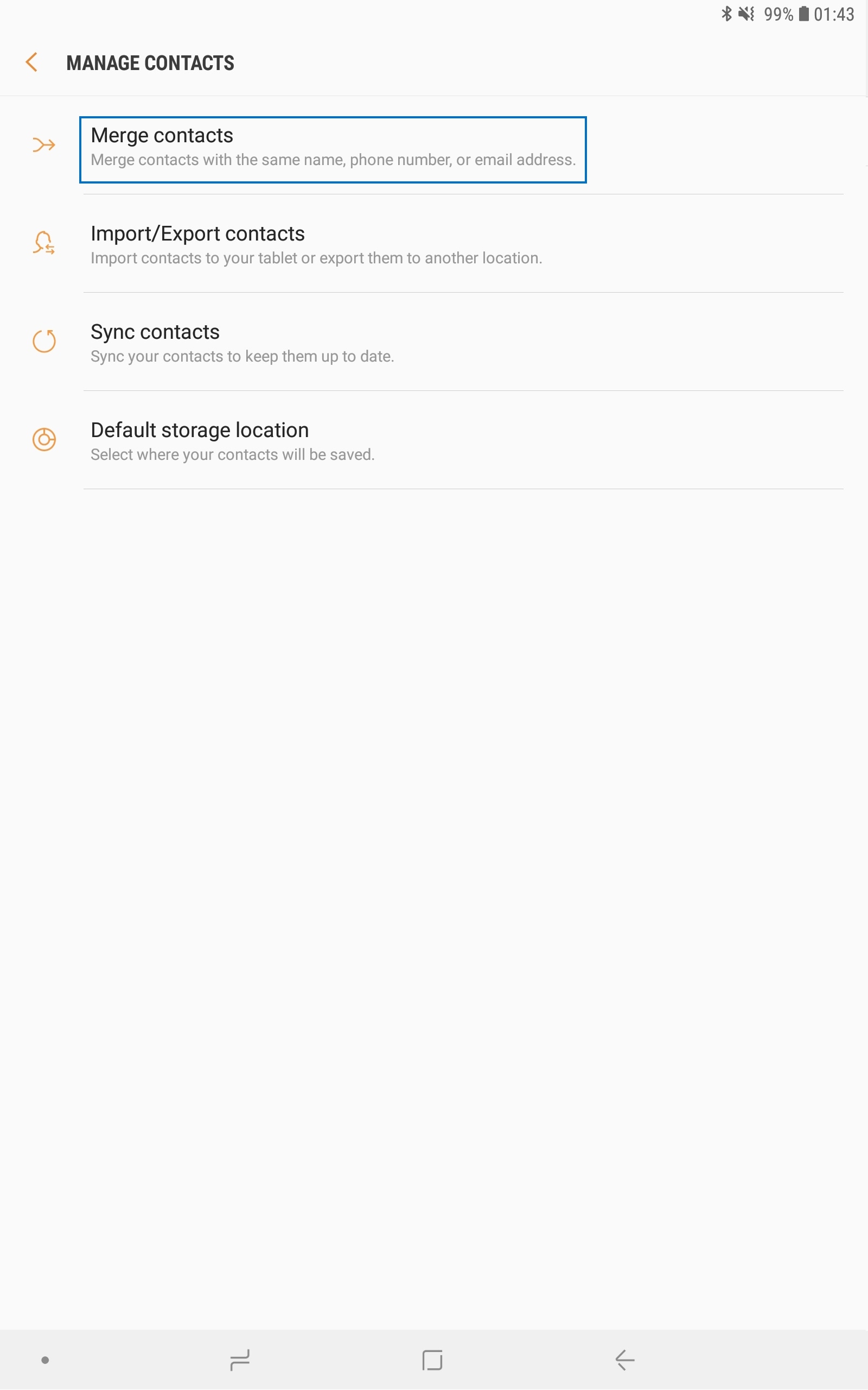 Merge Contacts