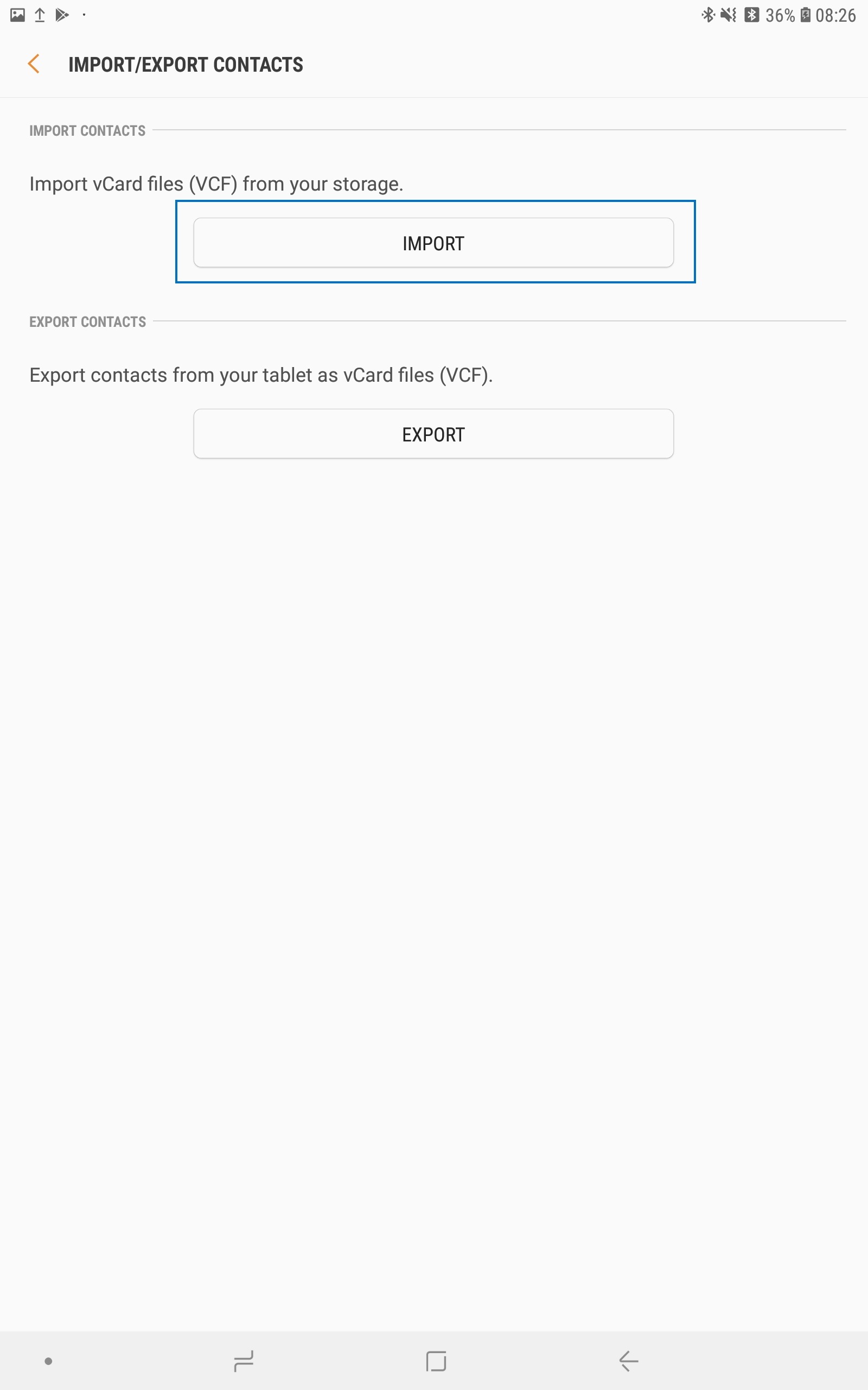 Select Import