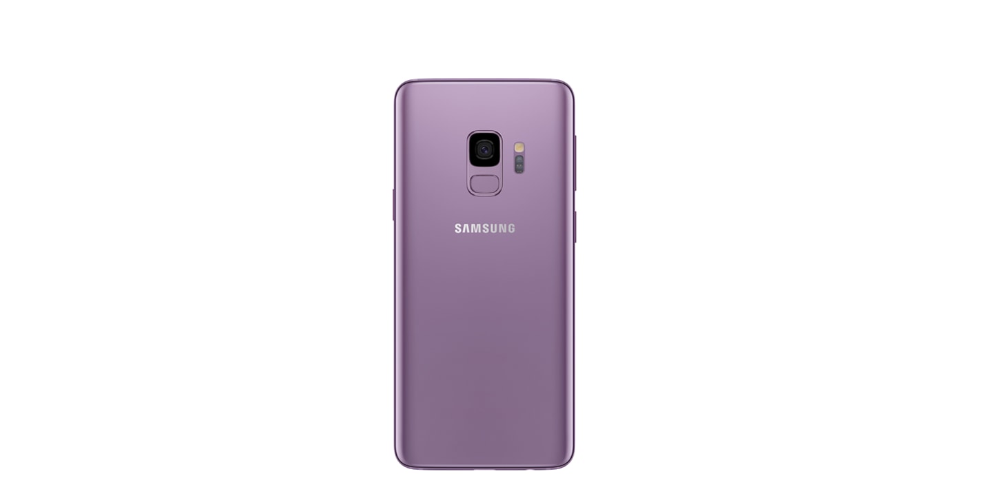 Samsung Galaxy S9 vijolične barve hrbtna stran